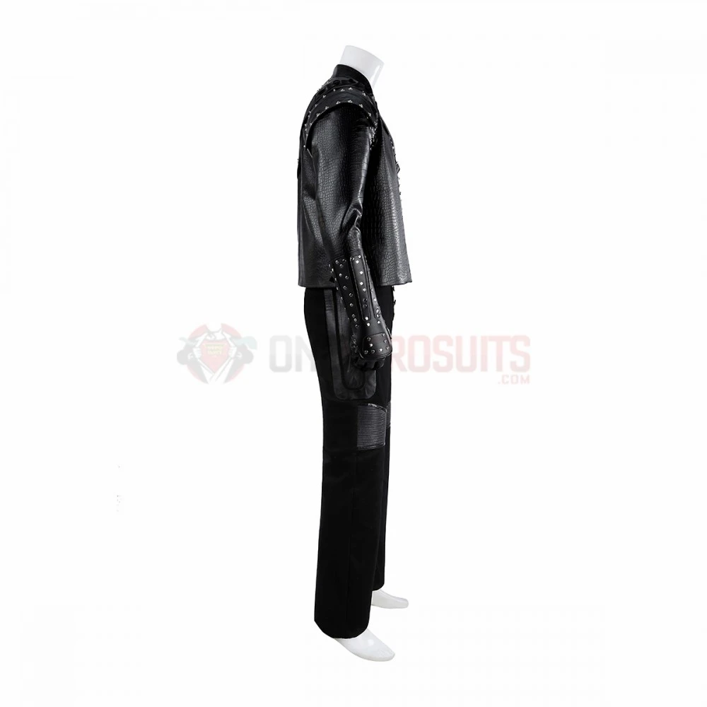 The Witcher Season 5 Cosplay Costume Geralt Black Suit 8 The Witcher Season 5 Cosplay Costume Geralt Black Suit - Image 6