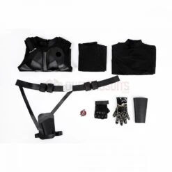 New Avengers Winter Soldier Cosplay Costume Bucky Barnes Black Suit