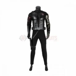 New Avengers Winter Soldier Cosplay Costume Bucky Barnes Black Suit -One Hero Suits Store 568426