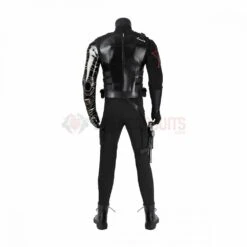 New Avengers Winter Soldier Cosplay Costume Bucky Barnes Black Suit -One Hero Suits Store 568427