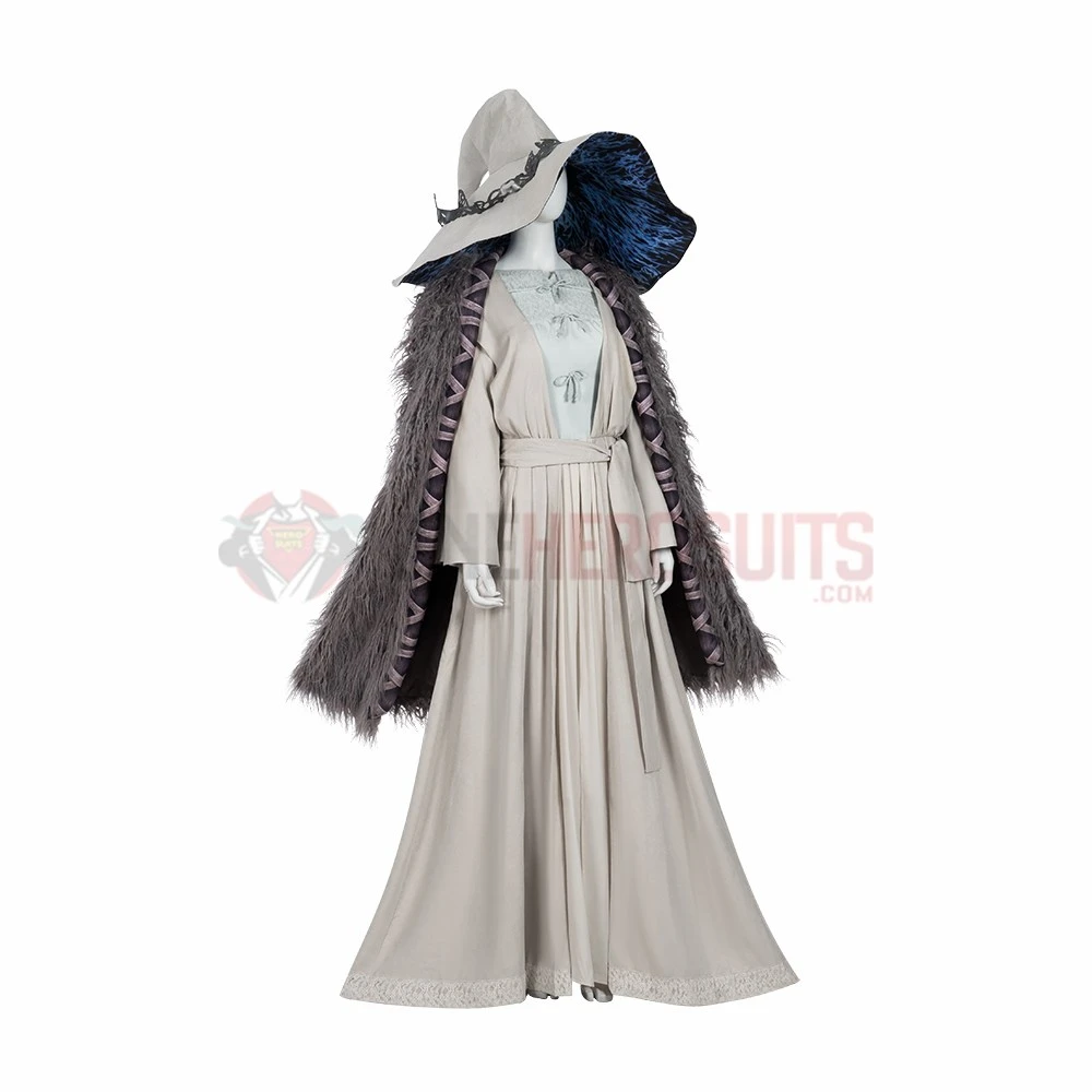 Elden Ring Ranni Cosplay Costumes With Hat Halloween Dress Up Suit 5 Elden Ring Ranni Cosplay Costumes With Hat Halloween Dress Up Suit - Image 3