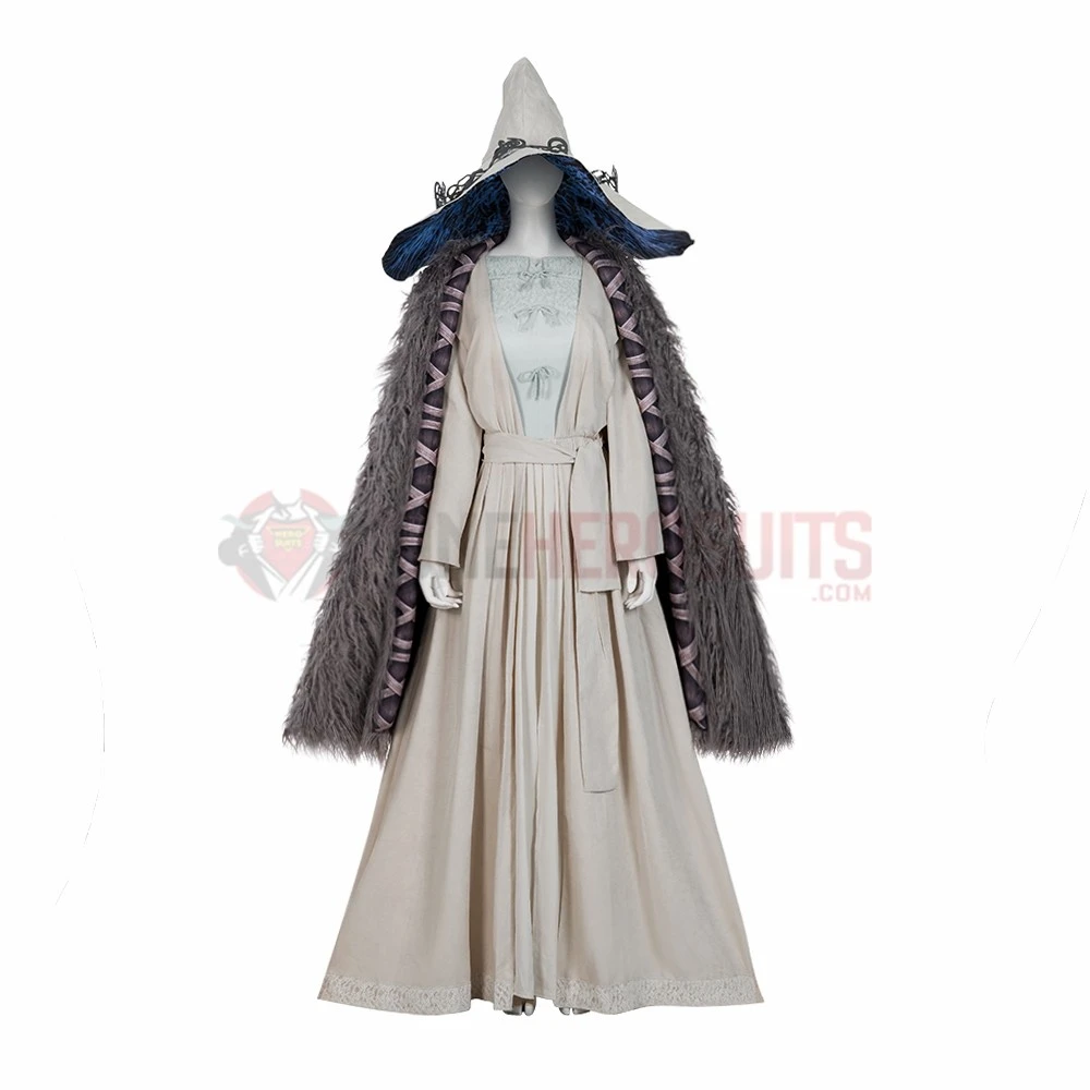 Elden Ring Ranni Cosplay Costumes With Hat Halloween Dress Up Suit 3 Elden Ring Ranni Cosplay Costumes With Hat Halloween Dress Up Suit