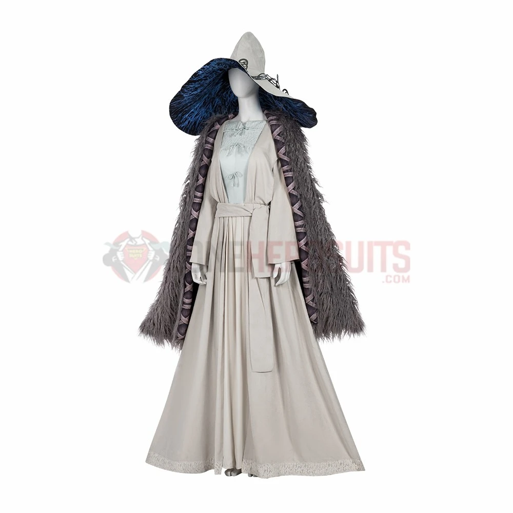 Elden Ring Ranni Cosplay Costumes With Hat Halloween Dress Up Suit 6 Elden Ring Ranni Cosplay Costumes With Hat Halloween Dress Up Suit - Image 4