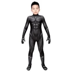 Christmas Gifts For Kids Black Panther Cosplay Costume Children Black Panther BodySuit -One Hero Suits Store j19001ba kida 10
