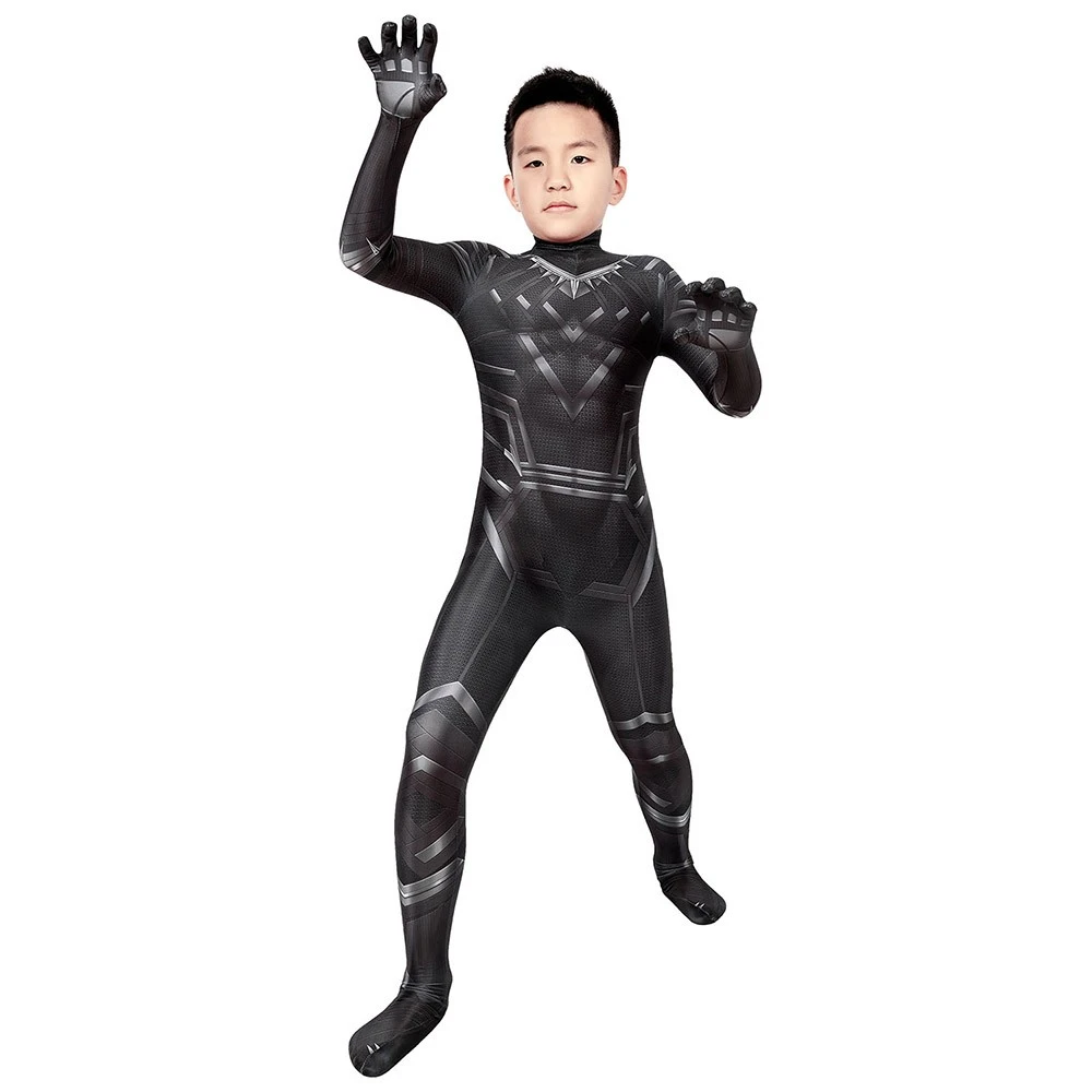 Gift For Boys Black Panther Cosplay Suit HQ Printed Costumes 14 Gift For Boys Black Panther Cosplay Suit HQ Printed Costumes - Image 12