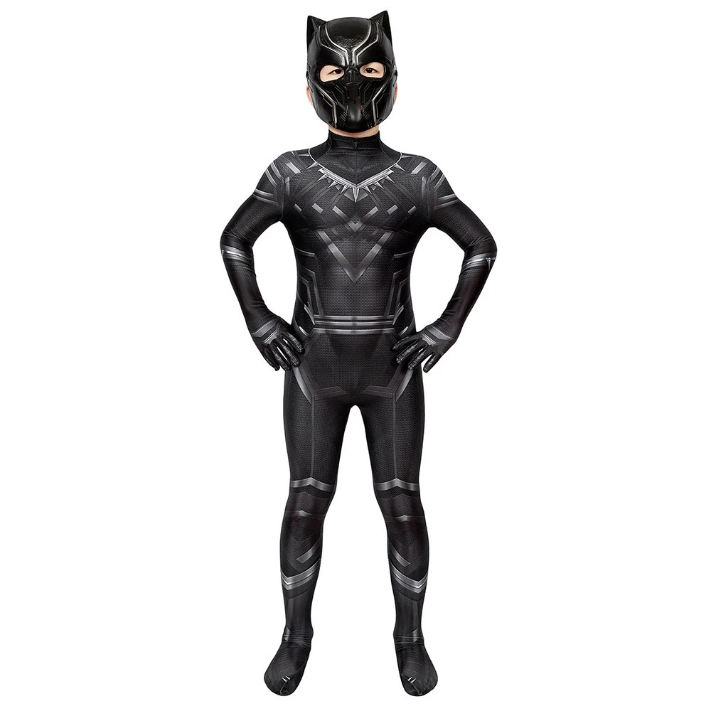 Gift For Boys Black Panther Cosplay Suit HQ Printed Costumes 3 Gift For Boys Black Panther Cosplay Suit HQ Printed Costumes