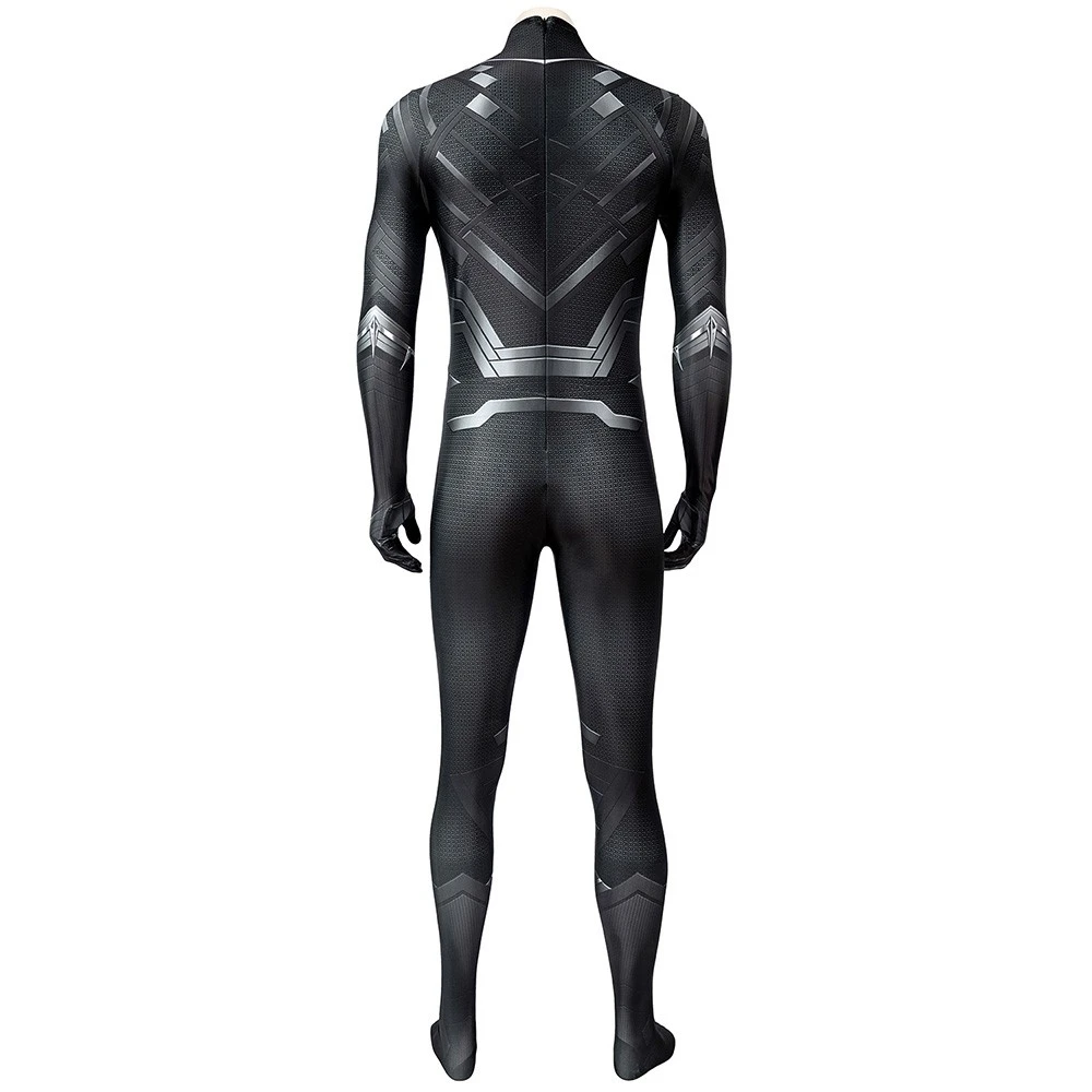 Black Panther Cosplay Costume Detail Printed Spandex Suit 21 Black Panther Cosplay Costume Detail Printed Spandex Suit - Image 19