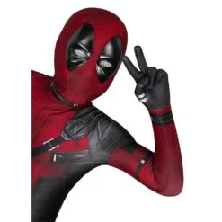 Kids Deadpool Cosplay Suit 3D Printed Spandex Deadpool Suit For Children -One Hero Suits Store j19003aa kida 4