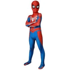 Kids Spider-man PS4 Advanced Suit Spiderman Children Cosplay Jumpsuit -One Hero Suits Store j19006eb kida 18