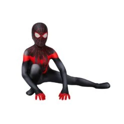 Kids Spider-man Miles Morales PS5 Cosplay Suit Children Halloween Cosplay Jumpsuit -One Hero Suits Store j19013cb kida 14