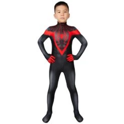 Kids Spider-man Miles Morales PS5 Cosplay Suit Children Halloween Cosplay Jumpsuit -One Hero Suits Store j19013cb kida 4