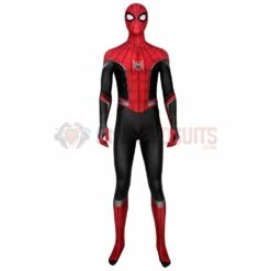 Spider-man Black And Red Suits Far From Home Spider Bodysuit