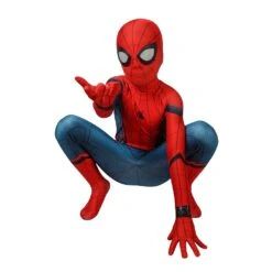Christmas Gifts For Kids Spider-man Cosplay Costume Children Spiderman BodySuit -One Hero Suits Store j19022ba kida 17