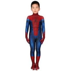 Kids Spider-man Suit Halloween Children Cosplay The Amazing Spider-Man Edition 26 Kids Spider-man Suit Halloween Children Cosplay The Amazing Spider-Man Edition -One Hero Suits Store j19033ab kida 12