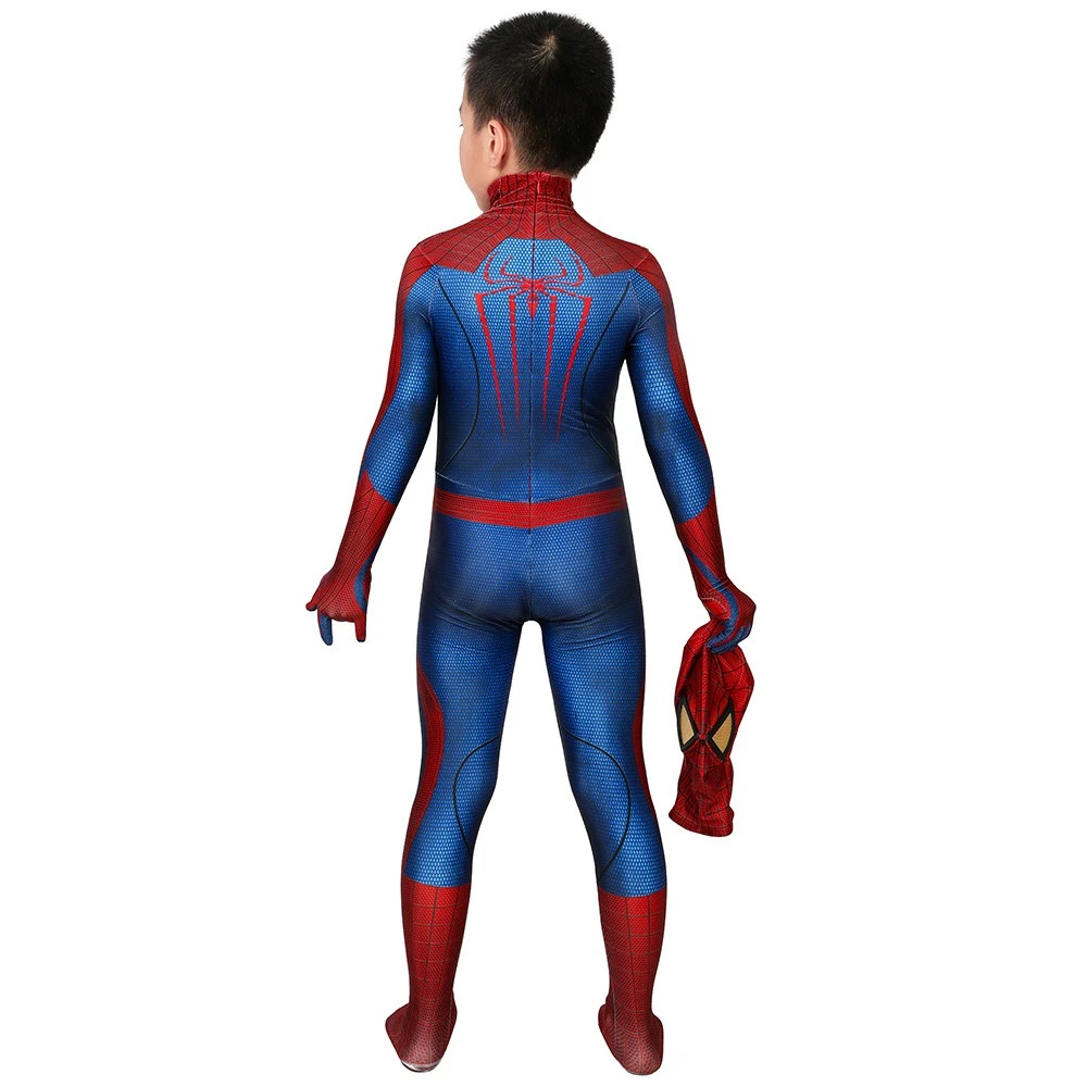 Kids Spider-man Suit Halloween Children Cosplay The Amazing Spider-Man Edition 15 Kids Spider-man Suit Halloween Children Cosplay The Amazing Spider-Man Edition - Image 13