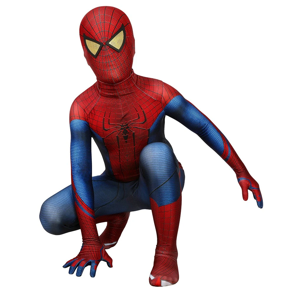 Kids Spider-man Suit Halloween Children Cosplay The Amazing Spider-Man Edition 6 Kids Spider-man Suit Halloween Children Cosplay The Amazing Spider-Man Edition - Image 4