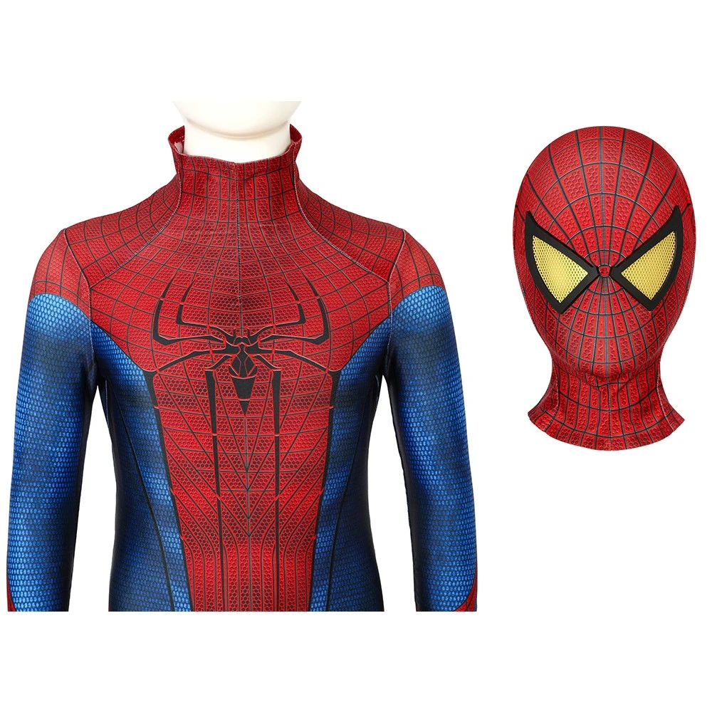 Kids Spider-man Suit Halloween Children Cosplay The Amazing Spider-Man Edition 11 Kids Spider-man Suit Halloween Children Cosplay The Amazing Spider-Man Edition - Image 9