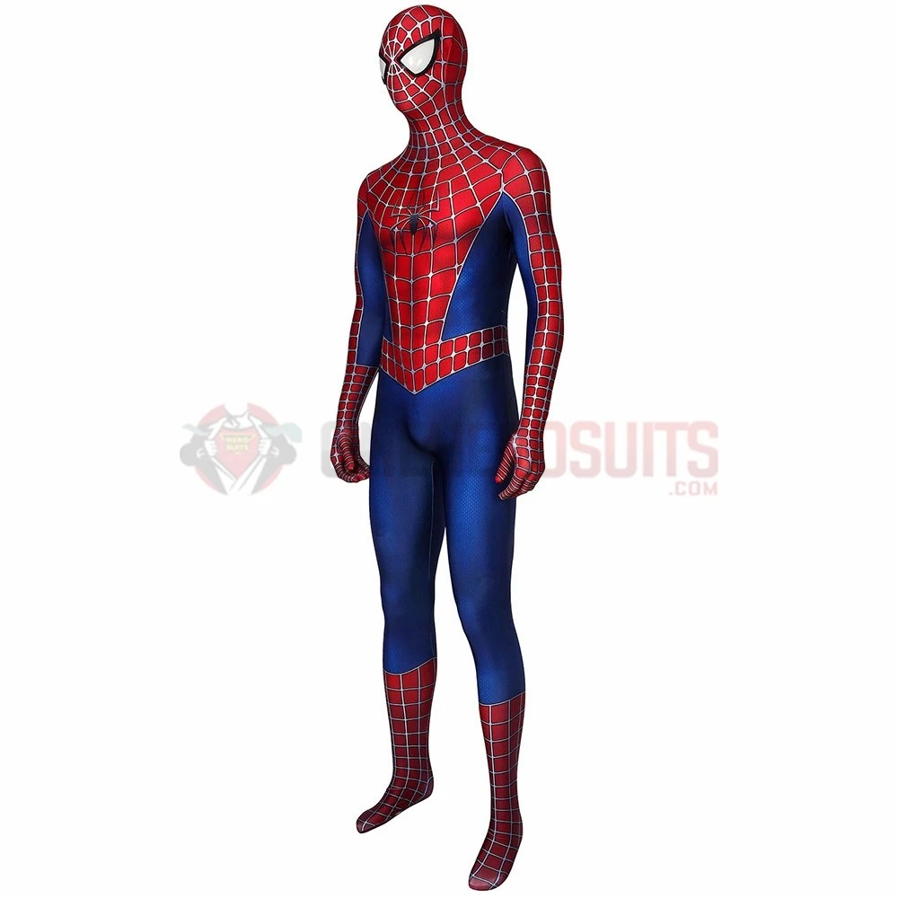 Tobey Maguire Spider-man Suit High Quality 3D Printed Cosplay Costumes 4 Tobey Maguire Spider-man Suit High Quality 3D Printed Cosplay Costumes - Image 2