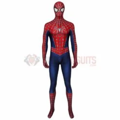 Spider-man Cosplay Costume The Classic Spider Man 2 Peter Parker Red Suit