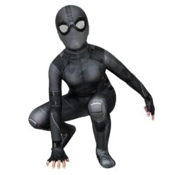 Spider-man Stealth Suit For Kids Night Monkey Children Halloween Printed Costume 21 Spider-man Stealth Suit For Kids Night Monkey Children Halloween Printed Costume -One Hero Suits Store j19038eb kida 4