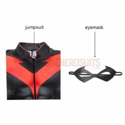 Gifts For Kids Nightwing Cosplay Suit Children Teen Titans Cosplay Red Bodysuit