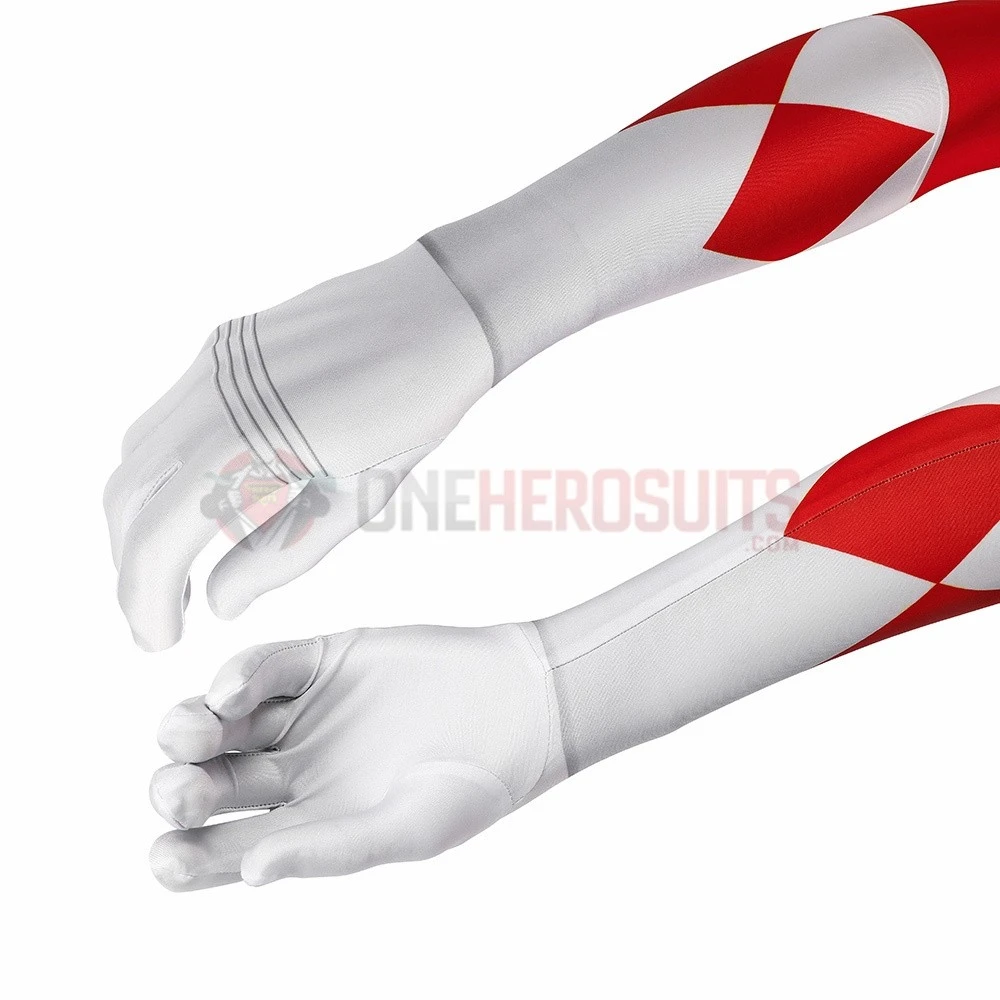Red Power Ranger Cosplay Suit Classic Red Spandex Power Rangers Costumes 17 Red Power Ranger Cosplay Suit Classic Red Spandex Power Rangers Costumes - Image 15