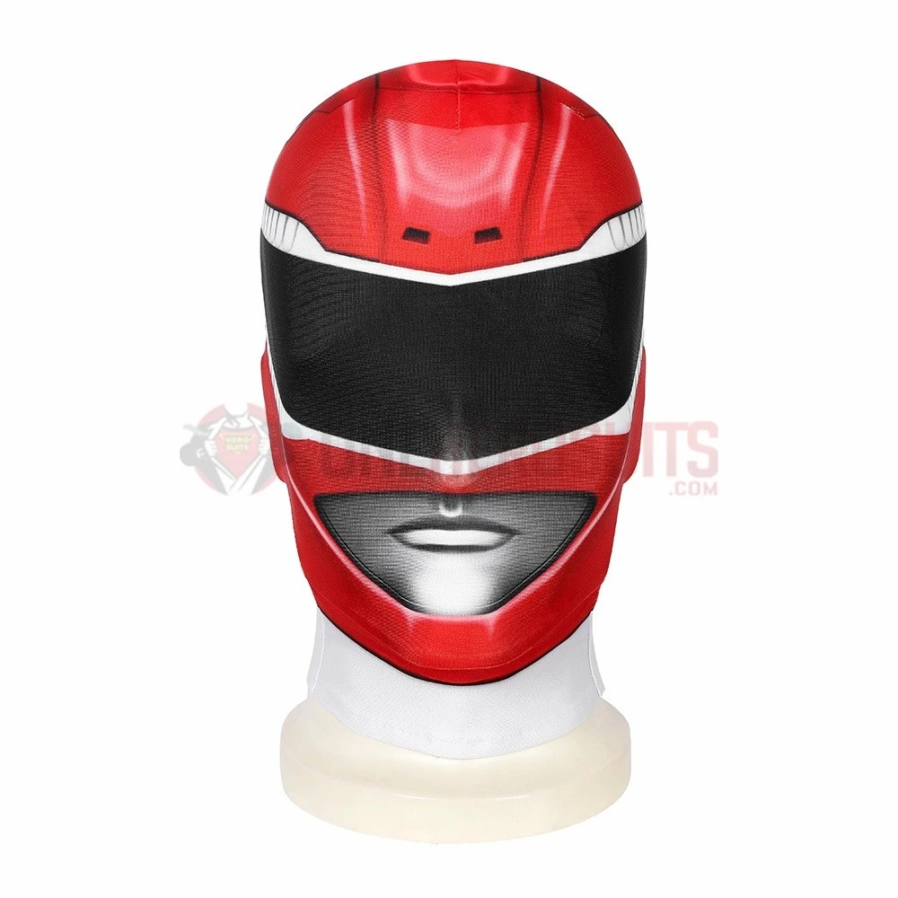 Red Power Ranger Cosplay Suit Classic Red Spandex Power Rangers Costumes 14 Red Power Ranger Cosplay Suit Classic Red Spandex Power Rangers Costumes - Image 12