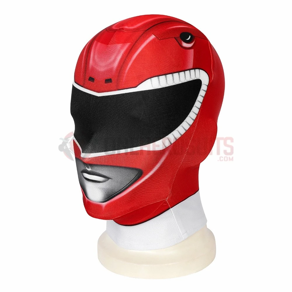 Red Power Ranger Cosplay Suit Classic Red Spandex Power Rangers Costumes 18 Red Power Ranger Cosplay Suit Classic Red Spandex Power Rangers Costumes - Image 16