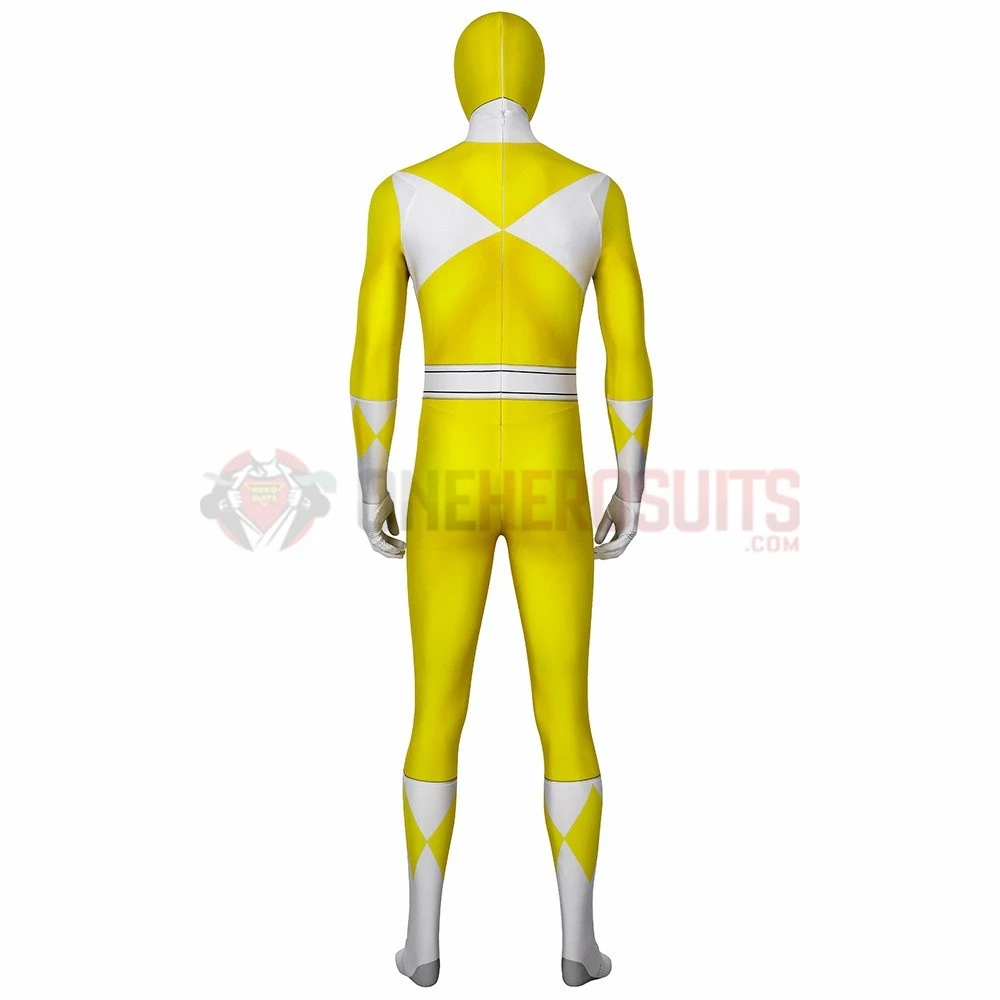 Yellow Power Ranger Suit Spandex Power Rangers Costumes Printed Edition 16 Yellow Power Ranger Suit Spandex Power Rangers Costumes Printed Edition - Image 14