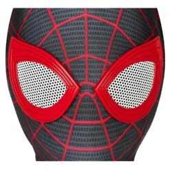 Kids Spider-man Miles Morales PS5 Cosplay Suit 26 Kids Spider-man Miles Morales PS5 Cosplay Suit -One Hero Suits Store j19075ba kida 11