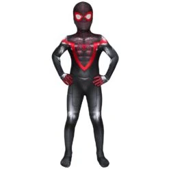 Kids Spider-man Miles Morales PS5 Cosplay Suit