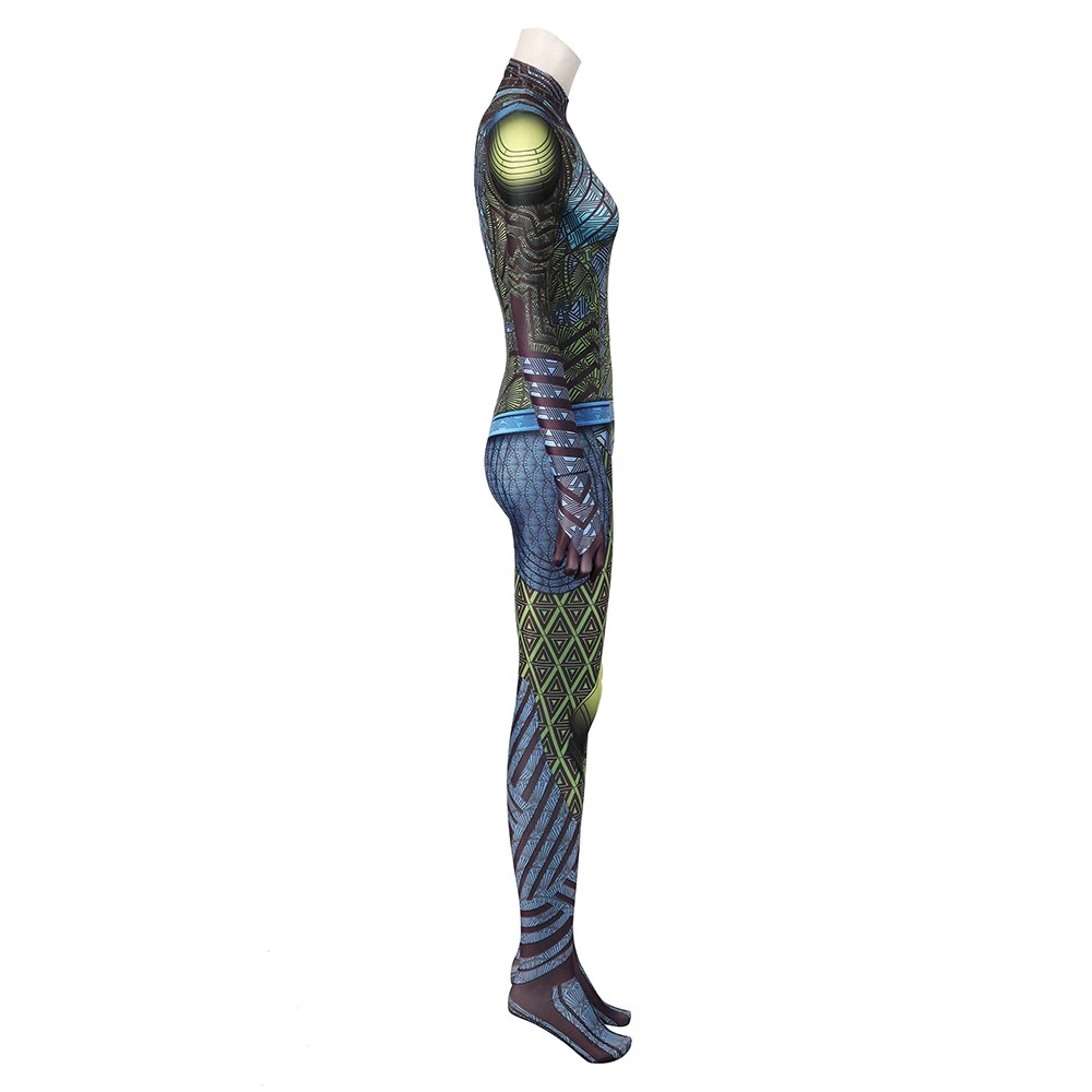 Black Panther 2 Cosplay Costume Wakanda Forever Nakia Spandex Bodysuit 18 Black Panther 2 Cosplay Costume Wakanda Forever Nakia Spandex Bodysuit - Image 16
