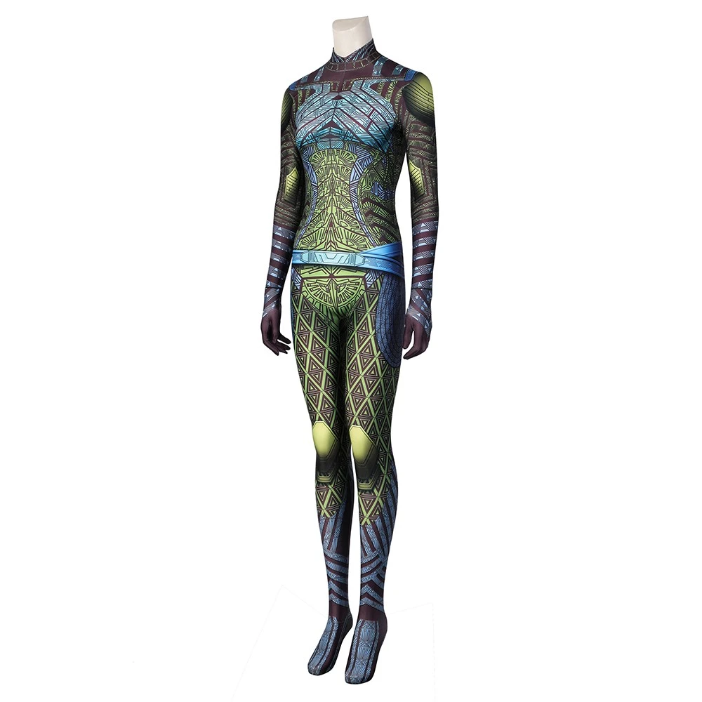 Black Panther 2 Cosplay Costume Wakanda Forever Nakia Spandex Bodysuit 19 Black Panther 2 Cosplay Costume Wakanda Forever Nakia Spandex Bodysuit - Image 17