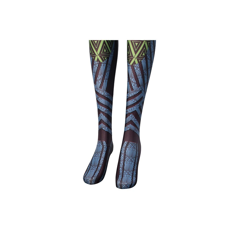 Black Panther 2 Cosplay Costume Wakanda Forever Nakia Spandex Bodysuit 6 Black Panther 2 Cosplay Costume Wakanda Forever Nakia Spandex Bodysuit - Image 4