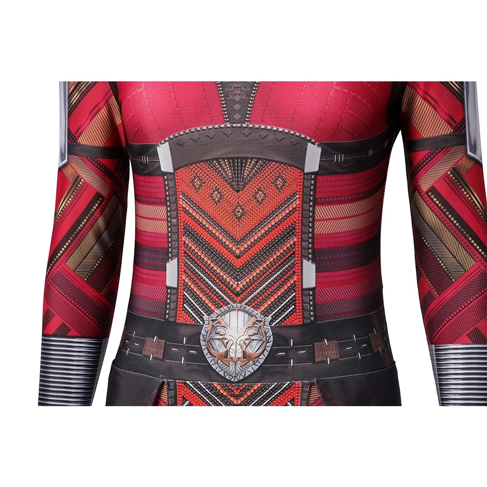The Dora Milaje Ayo Cosplay Costume Black Panther Spandex Bodysuit 7 The Dora Milaje Ayo Cosplay Costume Black Panther Spandex Bodysuit - Image 5