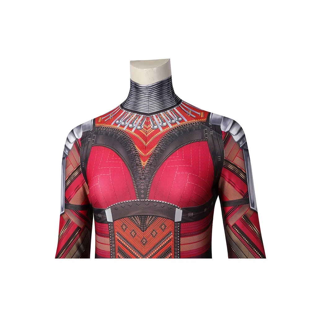 The Dora Milaje Ayo Cosplay Costume Black Panther Spandex Bodysuit 9 The Dora Milaje Ayo Cosplay Costume Black Panther Spandex Bodysuit - Image 7