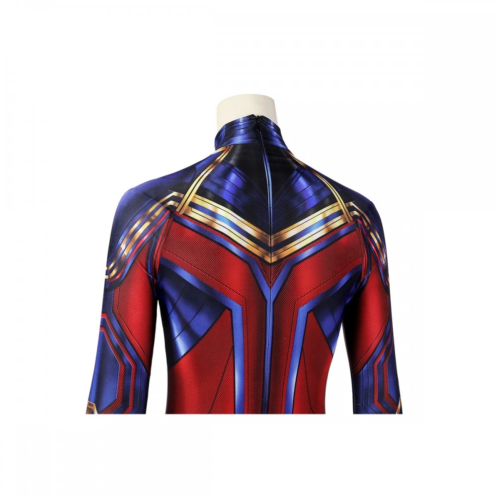 Captain Marvel Cosplay Costume Carol Danvers Spandex Bodysuit 12 Captain Marvel Cosplay Costume Carol Danvers Spandex Bodysuit - Image 10