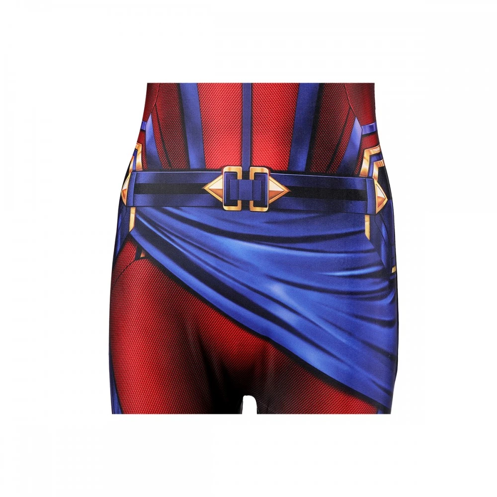 Captain Marvel Cosplay Costume Carol Danvers Spandex Bodysuit 7 Captain Marvel Cosplay Costume Carol Danvers Spandex Bodysuit - Image 5
