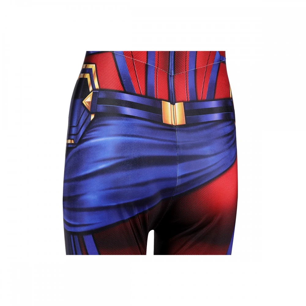 Captain Marvel Cosplay Costume Carol Danvers Spandex Bodysuit 11 Captain Marvel Cosplay Costume Carol Danvers Spandex Bodysuit - Image 9