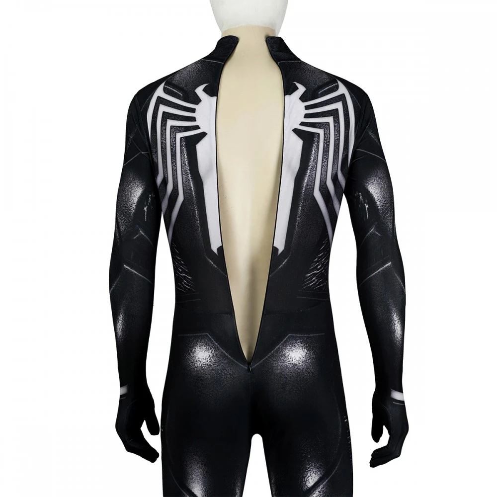 Venom Cosplay Costume Spiderman 2 Spandex Bodysuit 16 Venom Cosplay Costume Spiderman 2 Spandex Bodysuit - Image 14
