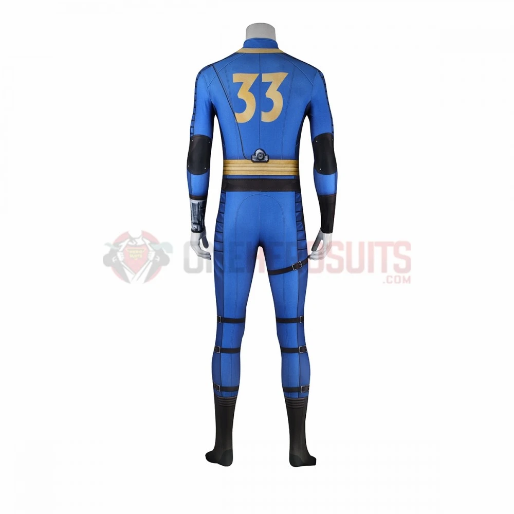 Male 33 Cosplay Costume Blue Spandex Bodysuit Ver.2 6 Male 33 Cosplay Costume Blue Spandex Bodysuit Ver.2 - Image 4