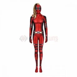 Lady Deadpool Cosplay Costume Deadpool 3 Movie Edition Spandex Bodysuit 25 Lady Deadpool Cosplay Costume Deadpool 3 Movie Edition Spandex Bodysuit -One Hero Suits Store j24016baa 26