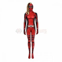 Lady Deadpool Cosplay Costume Deadpool 3 Movie Edition Spandex Bodysuit