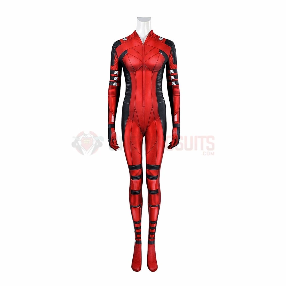 Lady Deadpool Cosplay Costume With Complex Accessories 11 Lady Deadpool Cosplay Costume With Complex Accessories - Image 9