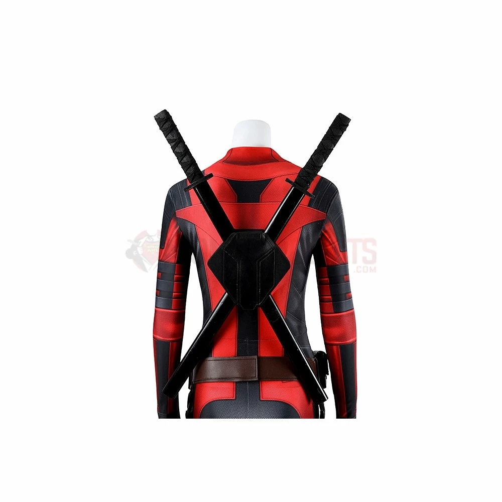 Lady Deadpool Cosplay Costume With Complex Accessories 19 Lady Deadpool Cosplay Costume With Complex Accessories - Image 17