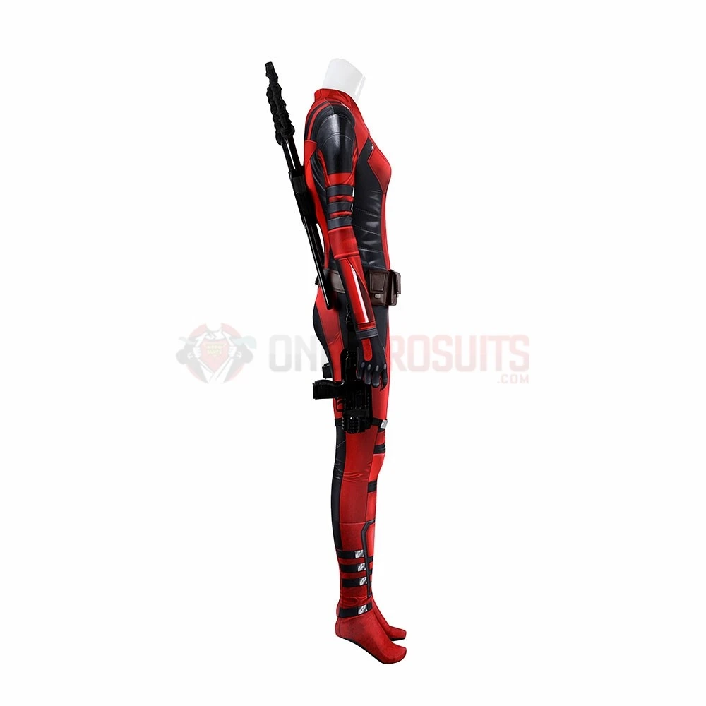 Lady Deadpool Cosplay Costume With Complex Accessories 8 Lady Deadpool Cosplay Costume With Complex Accessories - Image 6