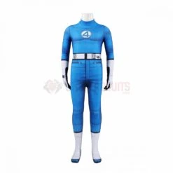 Kids Mister Fantastic The Fantastic Four First Steps Cosplay Costumes Reed Richards Halloween Suit