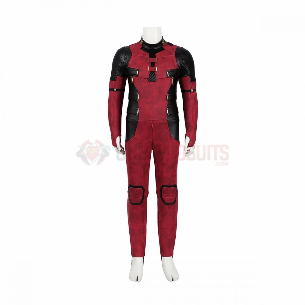 Kids Deadpool 3 Cosplay Costumes Wade Wilson Leather Edition Halloween Suits 11 Kids Deadpool 3 Cosplay Costumes Wade Wilson Leather Edition Halloween Suits - Image 9