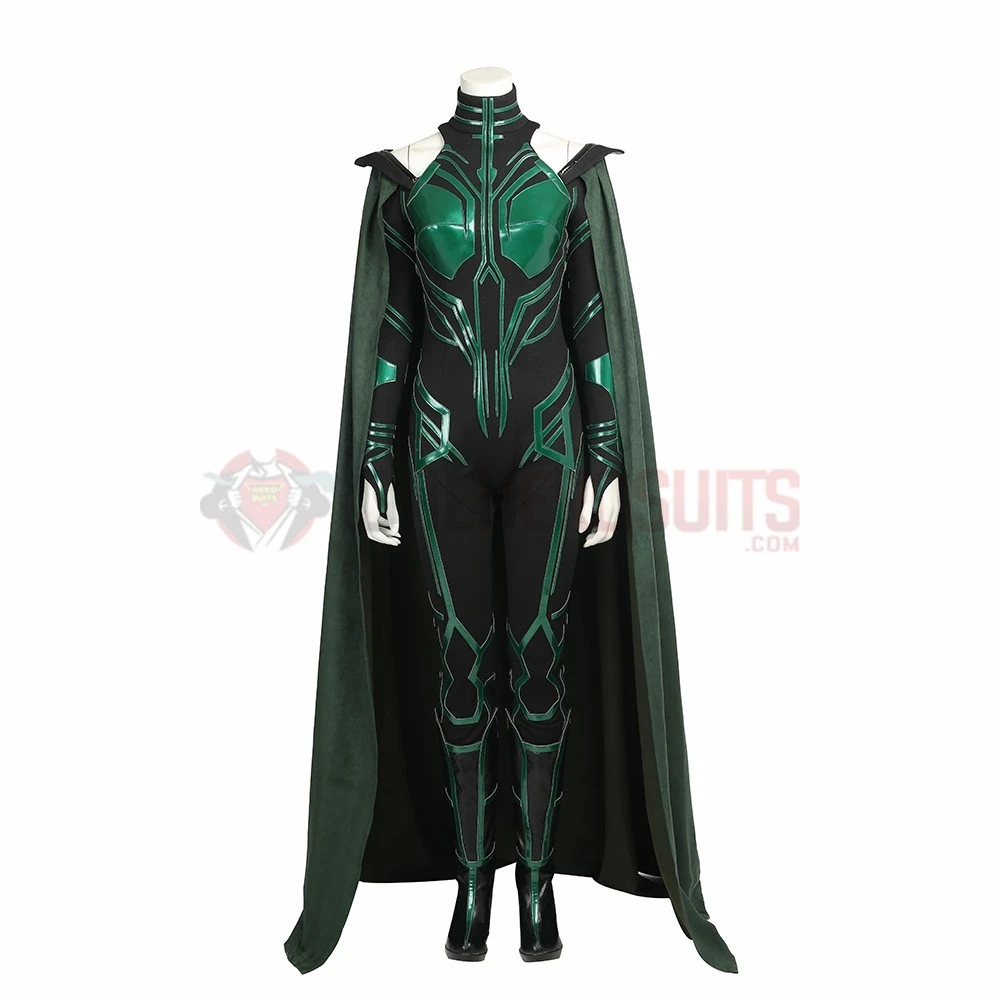 Hela Cosplay Costumes Thor Ragnarok Cosplay Suits Green Chest Version 4 Hela Cosplay Costumes Thor Ragnarok Cosplay Suits Green Chest Version - Image 2