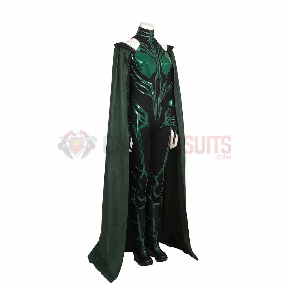 Hela Cosplay Costumes Thor Ragnarok Cosplay Suits Green Chest Version 5 Hela Cosplay Costumes Thor Ragnarok Cosplay Suits Green Chest Version - Image 3